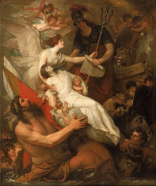 Benjamin West Immortality of Nelson France oil painting art